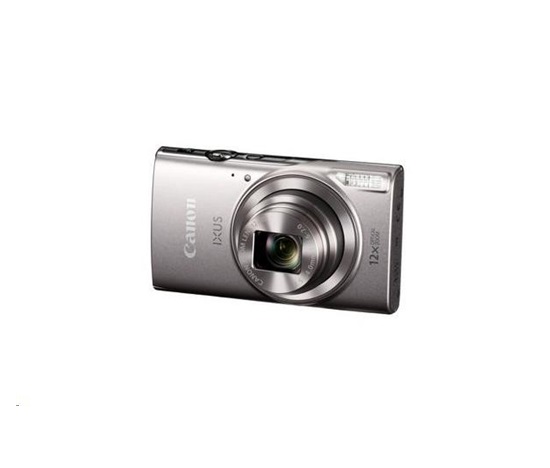 Canon IXUS 285 HS, 20MPix, 12x zoom, Wi-Fi, NFC - stříbrný