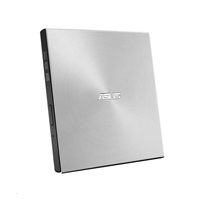 ASUS DVD Writer SDRW-08U7M-U SILVER RETAIL, externá tenká DVD-RW, strieborná, USB