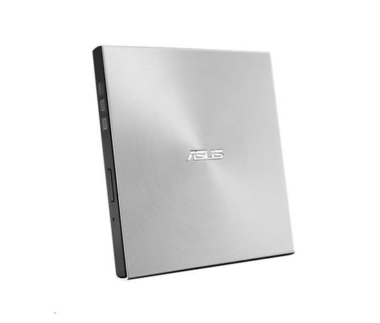 ASUS DVD Writer SDRW-08U7M-U SILVER RETAIL, externá tenká DVD-RW, strieborná, USB