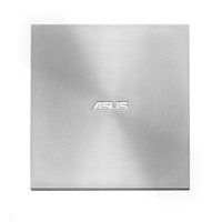 ASUS DVD Writer SDRW-08U7M-U SILVER RETAIL, externá tenká DVD-RW, strieborná, USB