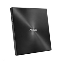 ASUS DVD Writer SDRW-08U7M-U BLACK RETAIL, externá tenká DVD-RW, čierna, USB