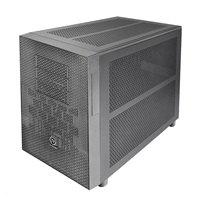THERMALTAKE X2, mATX Cube Case, black, bez zdroje, ventilátory, prosklený bok, USB 3.0