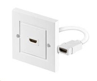 PREMIUMCORD Zásuvka HDMI v paneli 1x HDMI A - HDMI A samica/samica