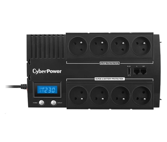 CyberPower BRICs Series II SOHO LCD UPS 1000VA/600W, české zásuvky