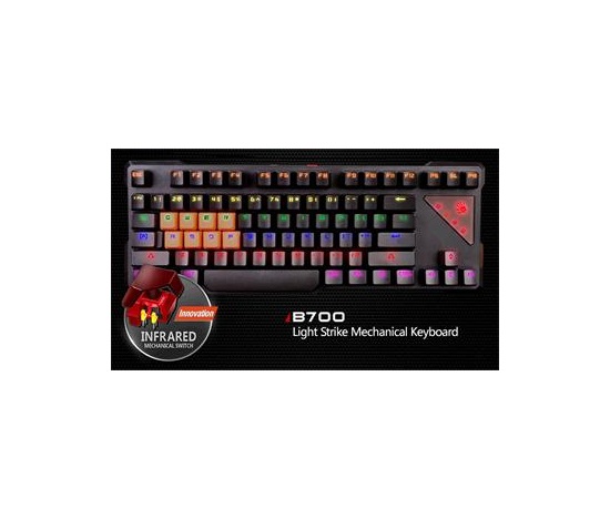 A4tech Bloody B700 mechanická herní klávesnice, USB, CZ, černá barva