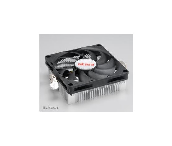 AKASA CPU chladič AK-CC1101EP02 pre AMD socket 754, 979, AMx, 80mm PWM ventilátor, pre mini ITX skrinky