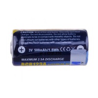 AVACOM nabíjací fotobatéria CR123A, CR23, DL123A Li-Fe 3V 500mAh 1.5Wh