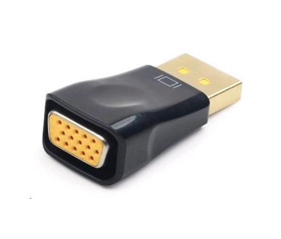 Redukcia GEMBIRD DisplayPort na VGA (M/F, čierna)