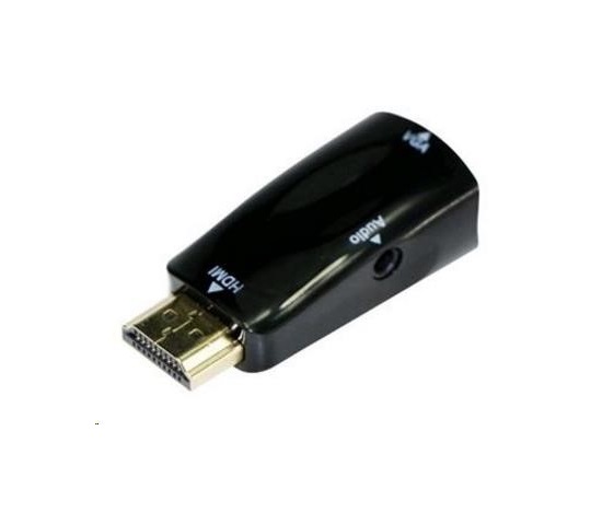 GEMBIRD HDMI - redukcia VGA+Audio (M/F, čierna)