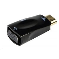 GEMBIRD HDMI - redukcia VGA+Audio (M/F, čierna)