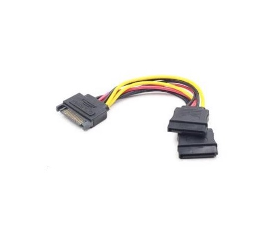 Napájací kábel GEMBIRD SATA 2x SATA, 15 cm