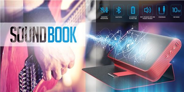 SOUND BOOK - A remarkable 6W loudspeaker in the shape of a book