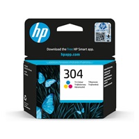 Trojfarebná atramentová kazeta HP 304 (100 strán)