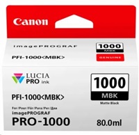 Canon BJ CARTRIDGE PFI-1000 MBK (matná čierna atramentová nádržka)