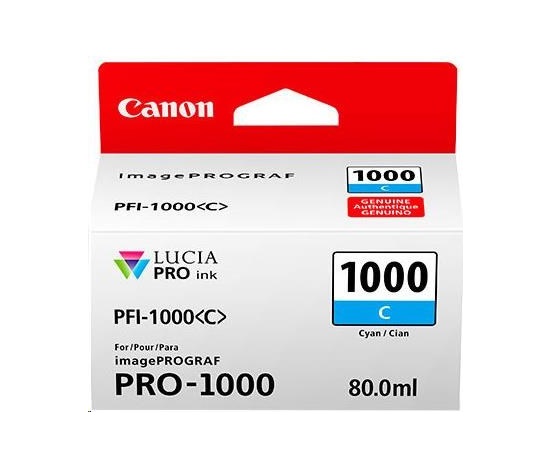 Canon BJ CARTRIDGE PFI-1000 C (azurová atramentová nádržka )