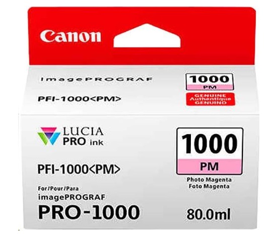 Canon BJ CARTRIDGE PFI-1000 M (purpurová atramentová nádržka)