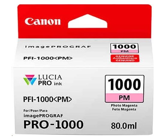 Canon BJ CARTRIDGE PFI-1000 PM (nádržka s purpurovým atramentom)