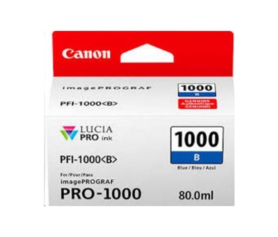 Canon BJ CARTRIDGE PFI-1000 B (modrá atramentová nádržka)