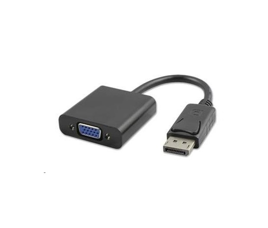 PREMIUMCORD DisplayPort na VGA 15 cm (M/F, čierny)