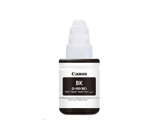 Canon BJ INK GI-490 BK (fľaštička s čiernym atramentom)