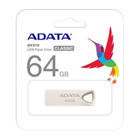 ADATA Flash Disk 64GB UV210, USB 2.0 Dash Drive, kov