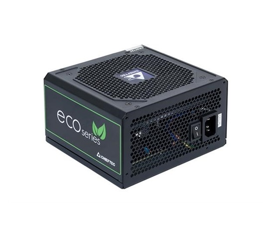 CHIEFTEC iARENA ECO GPE-500S, 500W, 120mm ventilátor, PFC, účinnosť >85%, bronzová, maloobchodný predaj