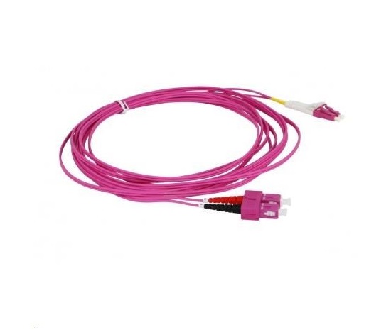 Duplexný patch kábel MM 50/125, OM4, SC-LC, LS0H, 3 m