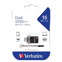 VERBATIM Dual USB Drive 16 GB - OTG/USB 2.0 pre smartfóny a tablety