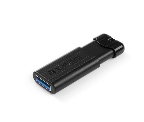 VERBATIM Flash Disk PinStripe USB 3.0, 16 GB - čierna
