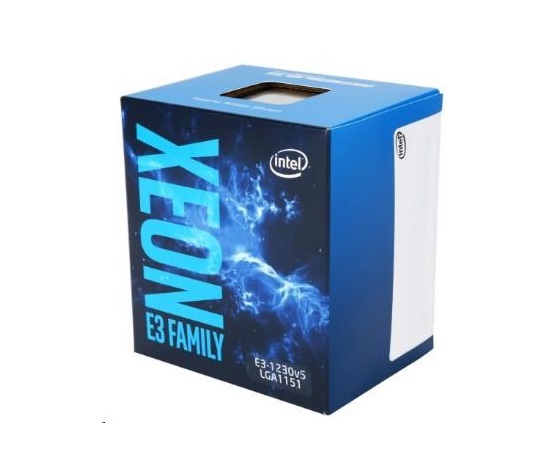 CPU INTEL XEON E3-1230 v5, LGA1151, 3.40 GHz, 8MB L3, 4/8, bez VGA, 80W, BOX