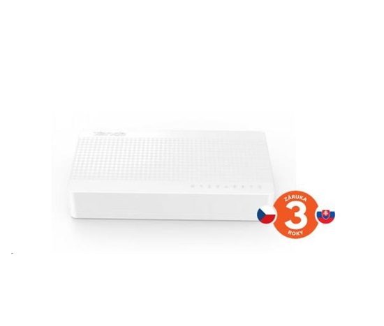 Tenda S108 8portový Mini Eco Fast Ethernet Switch, 10/100 Mbps, stolný