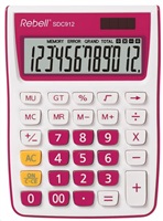 REBELL kalkulačka - SDC912 PK - růžová