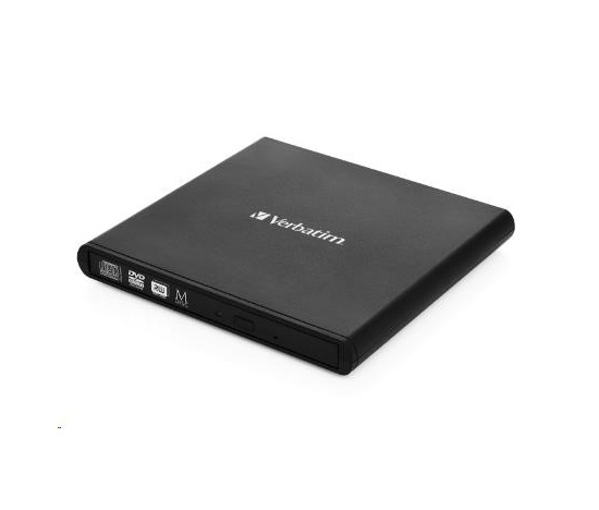 VERBATIM externí mechanika DVD-RW Rewriter USB 2.0 Black + NERO