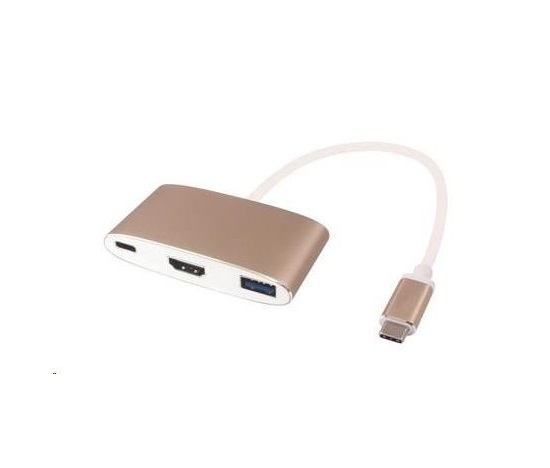 Prevodník PREMIUMCORD USB3.1 na HDMI + USB3.0 + PD