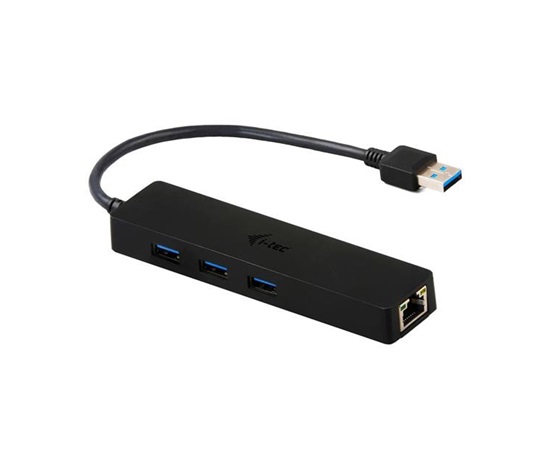 iTec USB 3.0 Slim HUB 3 porty + adaptér Gigabit Ethernet