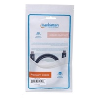 MANHATTAN USB 3.1 Kábel Gen2, samec typu C / samec typu C, 1 m (3 ft.), 3A, čierna