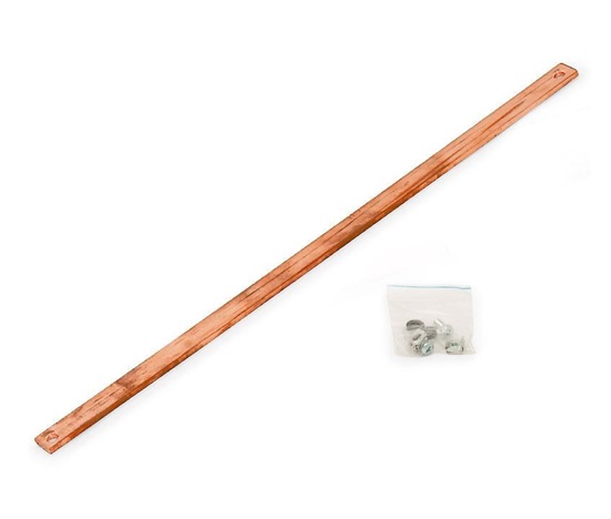TRITON Zemnící lišta 42U (1867mm), měď 5x20mm