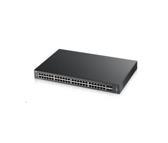 Zyxel XGS2210-52 52-portový gigabitový spravovaný prepínač L2+, 48x gigabitový RJ45, 4x 10GbE SFP+