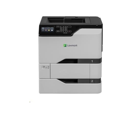 Tlačiareň LEXMARK CS720dte, A4 COLOR LASER, 1024MB, USB/LAN, duplex, dotykový LCD displej, 2x zásobník papiera