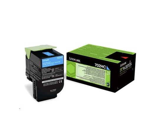 LEXMARK Cyan toner 702HC pre CS310/410/510 z programu Lexmark Return (3 000 strán)