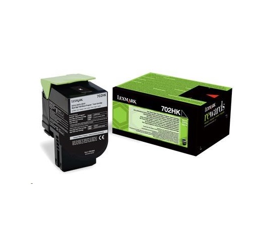 Čierny toner LEXMARK 702HK pre CS310/410/510, z programu Lexmark Return (4000 strán)