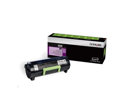 LEXMARK čierny toner 502 pre MS310/410/510/510/610 od Lexmark Return (1 500 strán)
