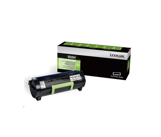 Čierny toner LEXMARK 502H pre MS310/MS410/MS510/MS610 z programu Lexmark Return, (5 000 strán)