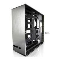 IN WIN case 909, Full Tower, bez zdroja, strieborná, USB 3.1