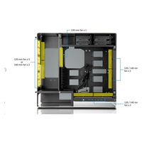 IN WIN case 909, Full Tower, bez zdroja, strieborná, USB 3.1