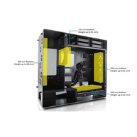 IN WIN case 909, Full Tower, bez zdroja, strieborná, USB 3.1