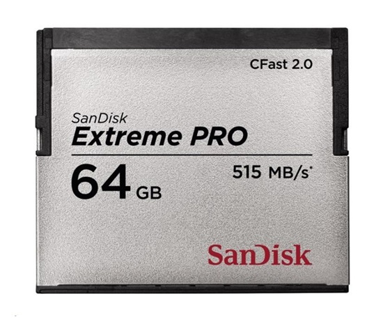 SanDisk CFAST 2.0 64GB Extreme Pro (515 MB/s)