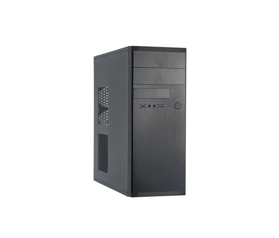 CHIEFTEC Elox Series HQ-01B-OP, Miditower, USB 3.0, čierna, bez zdroja