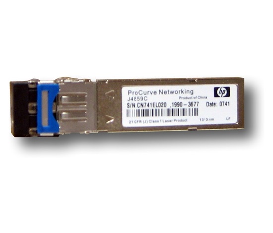 SFP transceiver 1,25Gbps 1000BASE-LX SM 20km 1310nm (FP) LC duplex 0-70°C 3,3V DMI diagnostika HP kompat J4859D