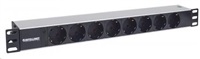 Intellinet 19" 1.5U Rackmount 8-Way Power Strip - nemecký typ, distribučný panel, 8x DE zásuvka, 1.6 m kábel